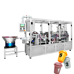 Coffee Capsule Filling Machine-Single-Line Linear-Three-Dun Half-Cup Production